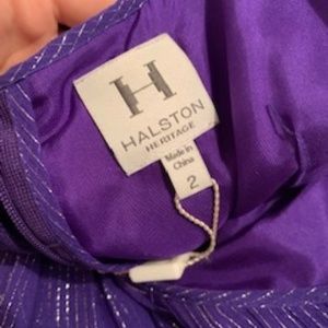 NWT Halston Heritage Chiffon Silk Dress